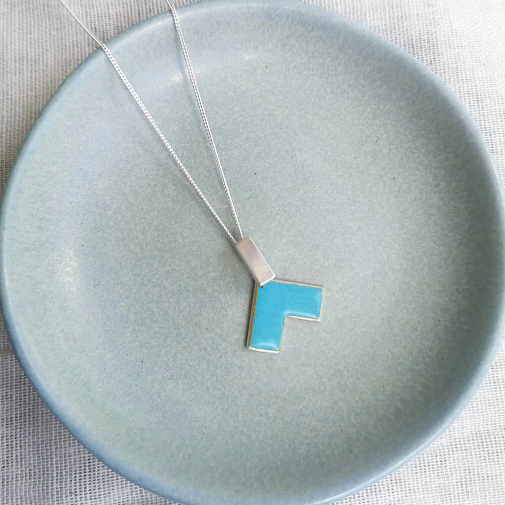 Rooftop Drop Pendant - Enamel