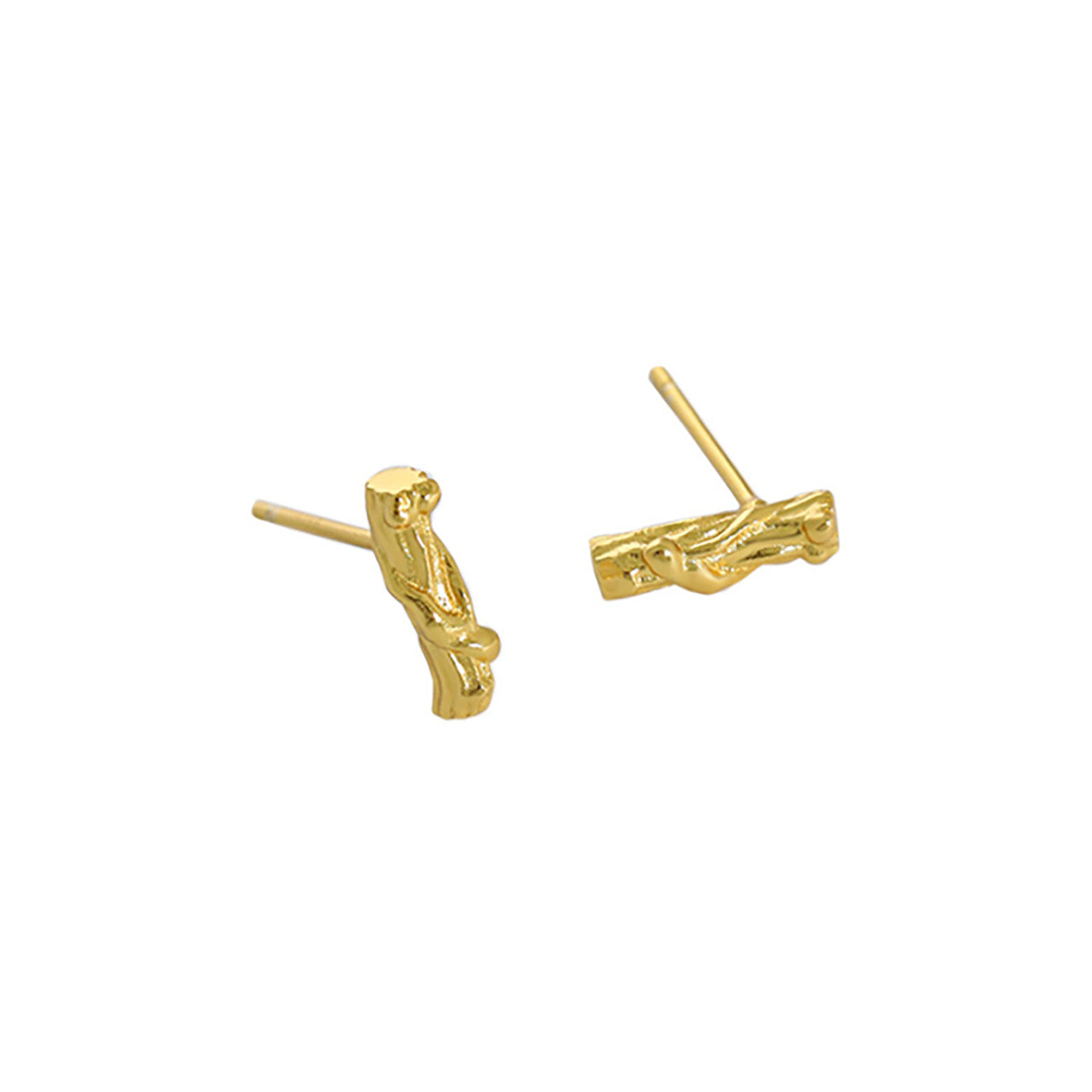 gold_plating_sterling_silver_arbor_stud_earrings_Janus_Edinburgh_jewellery