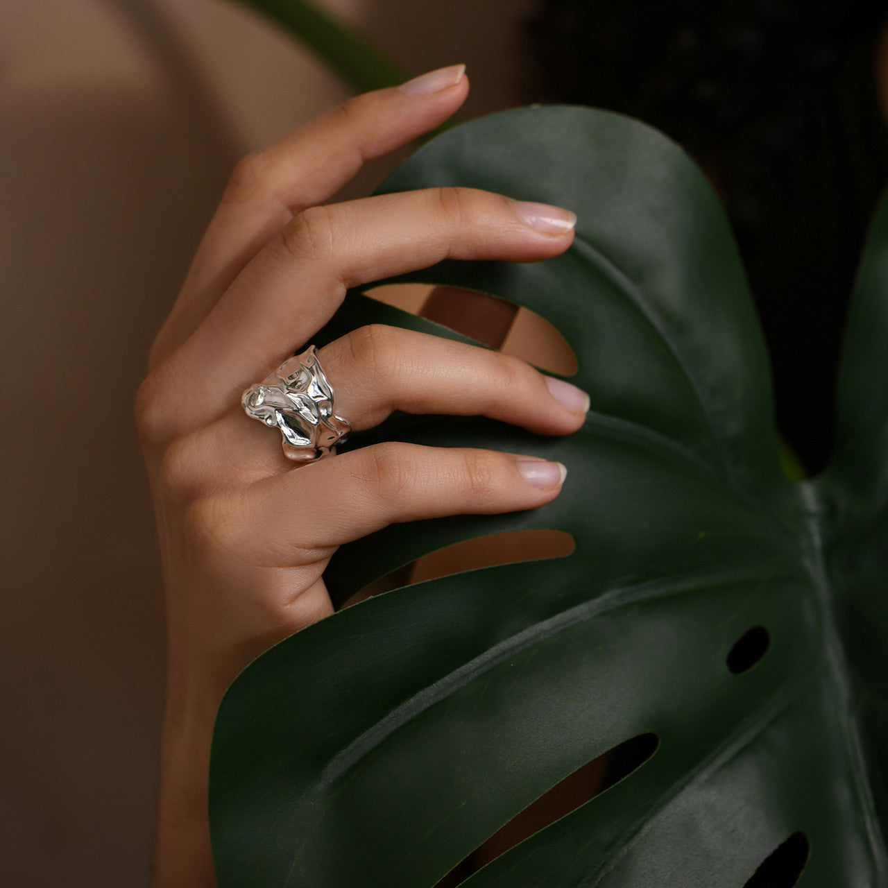 sterling_silver_chunky_statement_fluidity_liquid_ring_tulla_ring_gold_vermeil