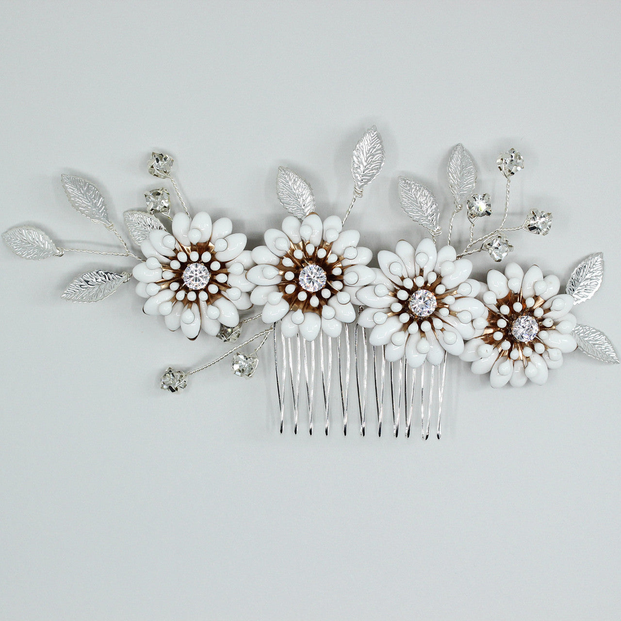 hair_comb_bridal_hair_accessories_wedding_accessories_floral_flowery_leafy_silver_bohemian_rustic