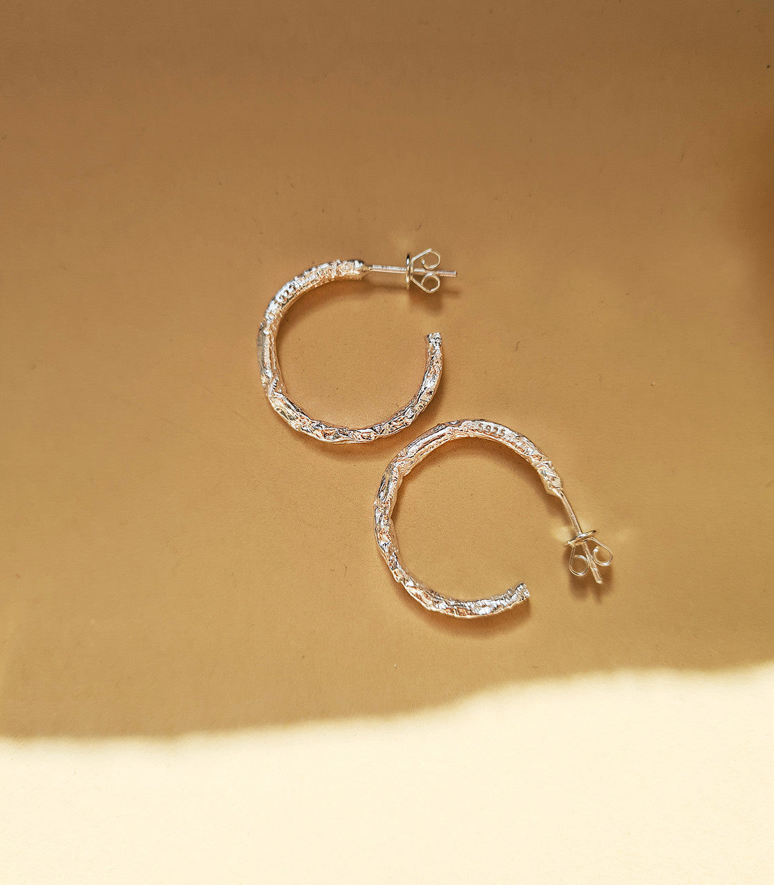 janus_edinburgh_organic_sterling_silver_gold_vermeil_rocky_hoop_aso_earrings