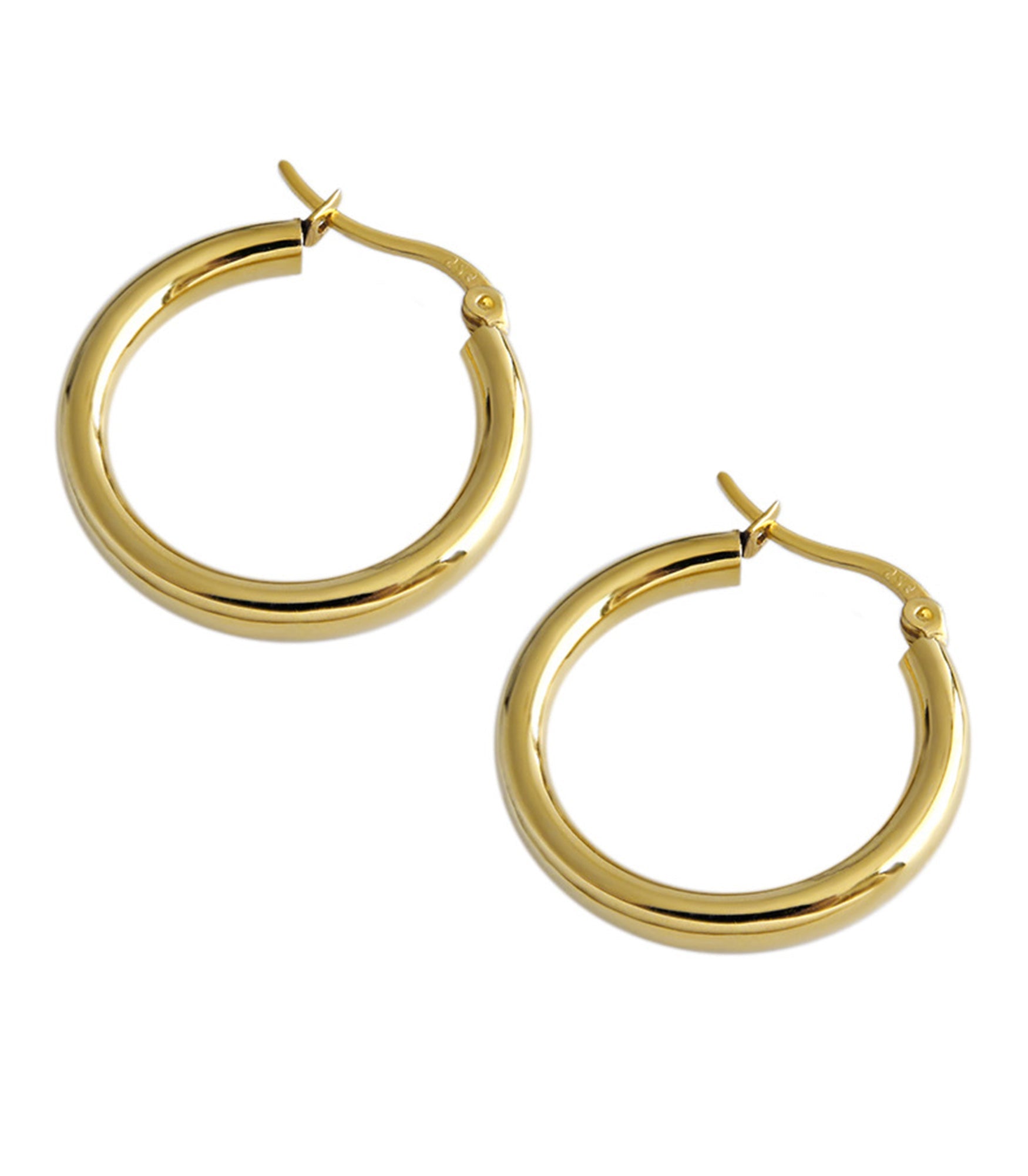 Polished Hoop Earrings