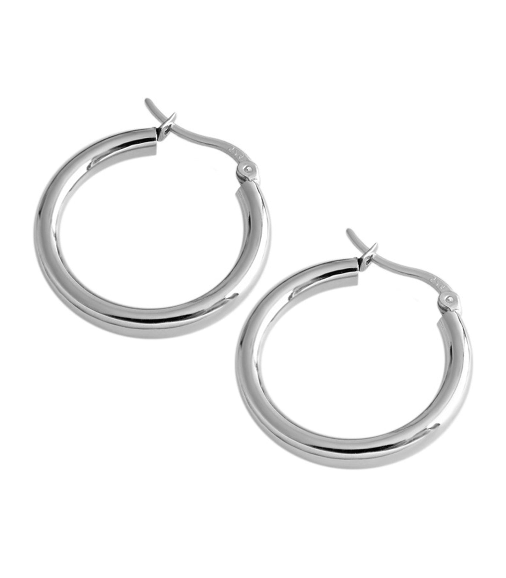 Polished Hoop Earrings