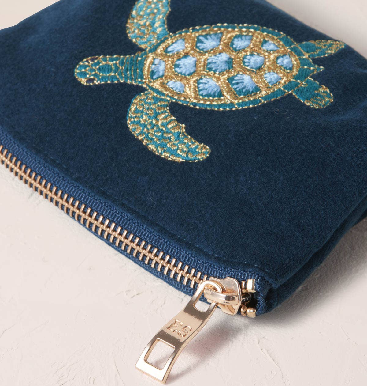 Turtle Conservation Navy Coin Purse