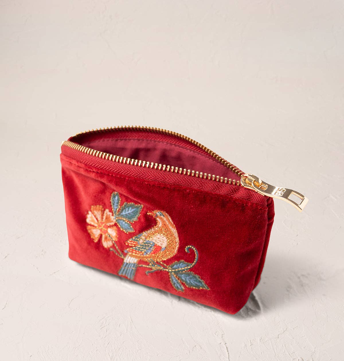 Botanical Birds Coin Purse