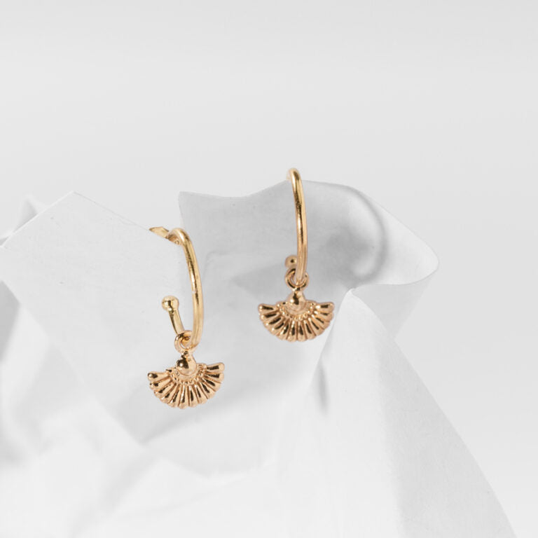 Gold Angel Earrings