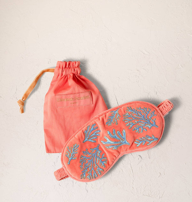 Elizabeth Scarlett Coral Reef Eye Mask