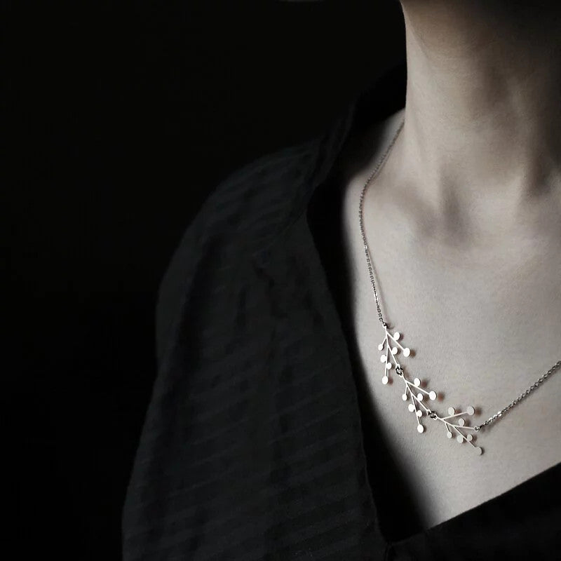 Snow Days Necklace - Silver