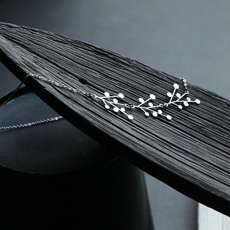 Snow Days Necklace - Silver
