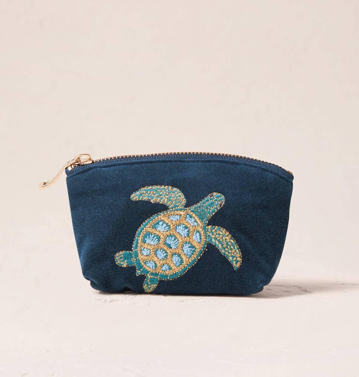 Turtle Conservation Navy Coin Purse