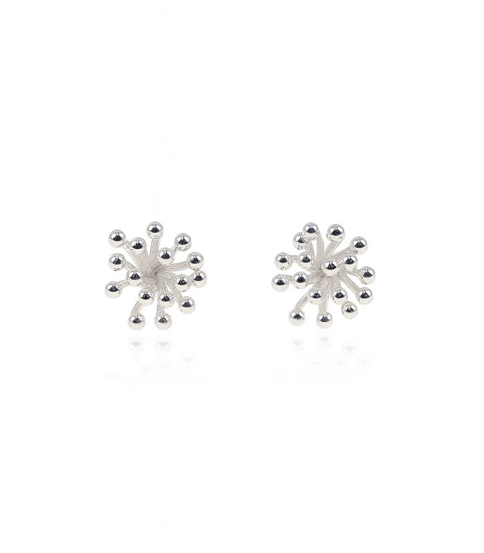 Heather Bloom Mini Stud Earrings