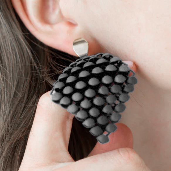 Essence Hoop Drop Earrings