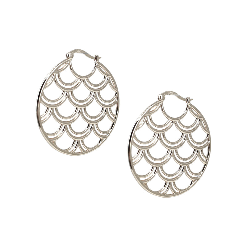 Large Fish Scales Earrings