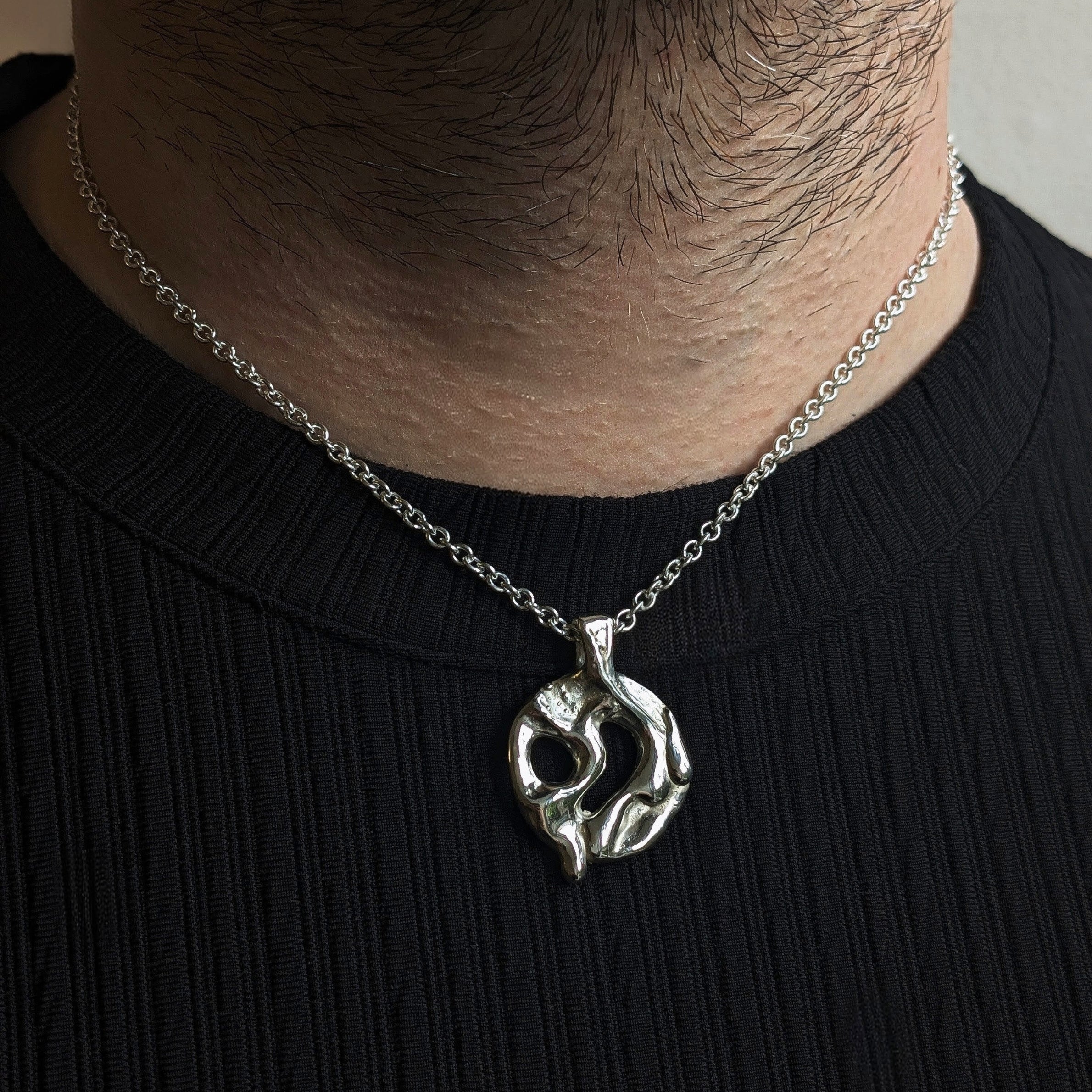 Molten Medallion Necklace