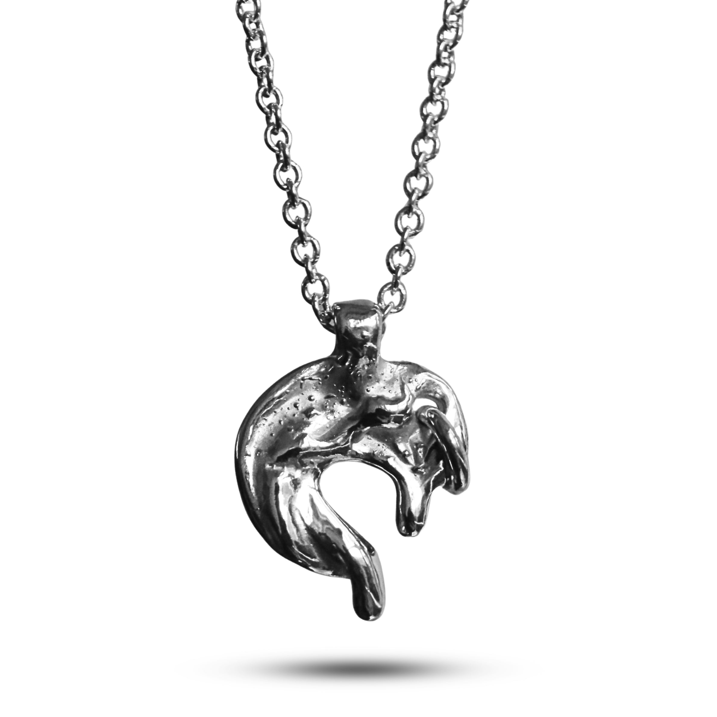 Pierced Molten Necklace