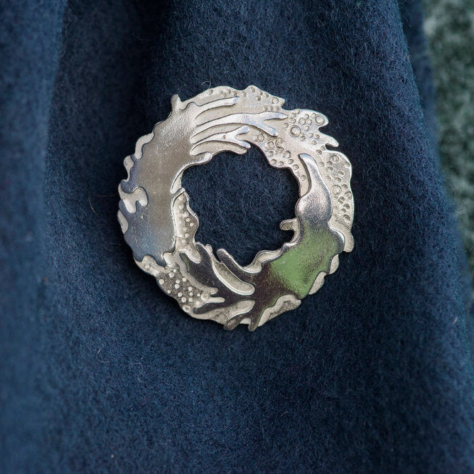 Round Kelp Brooch