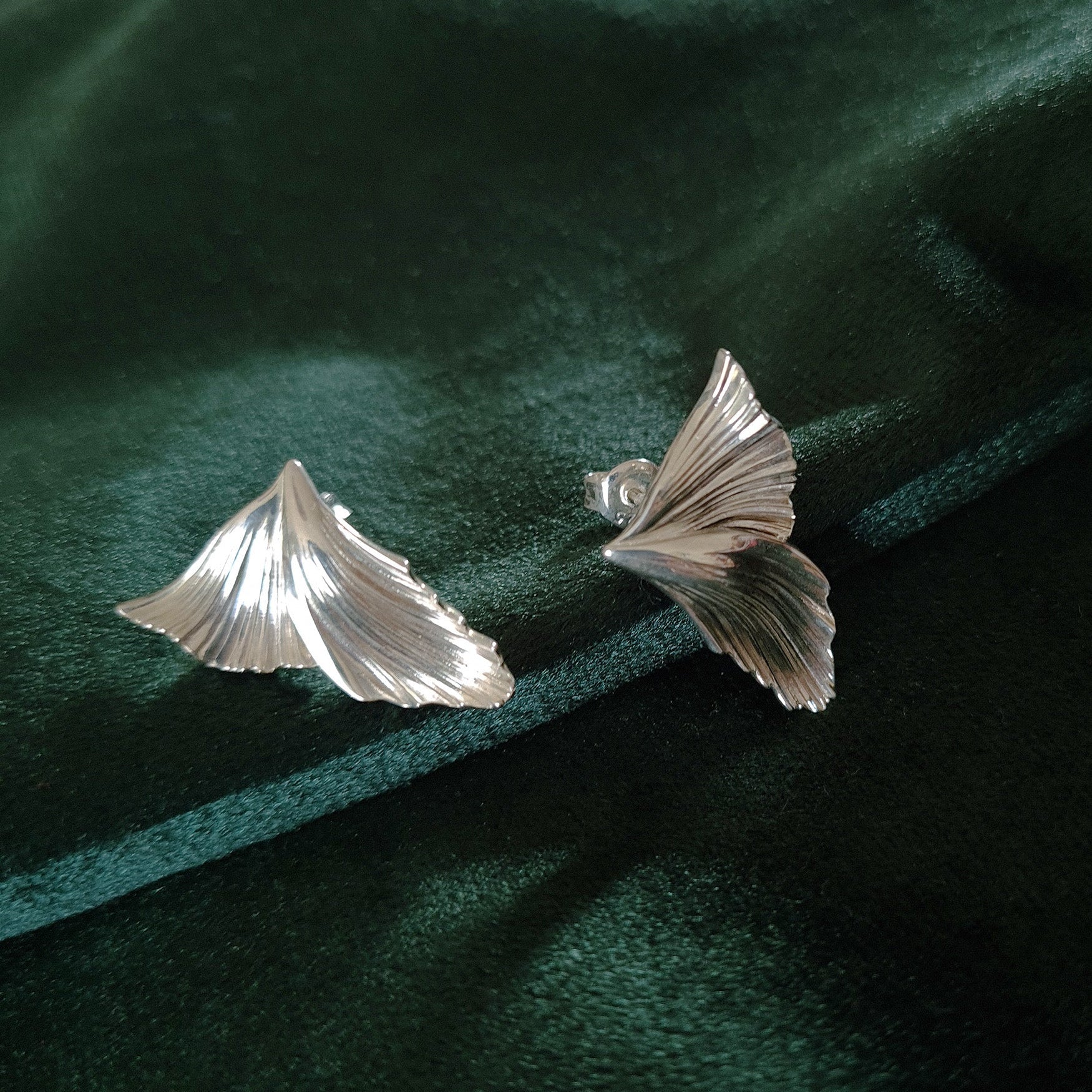 Selkie Fish Fin Stud Earrings