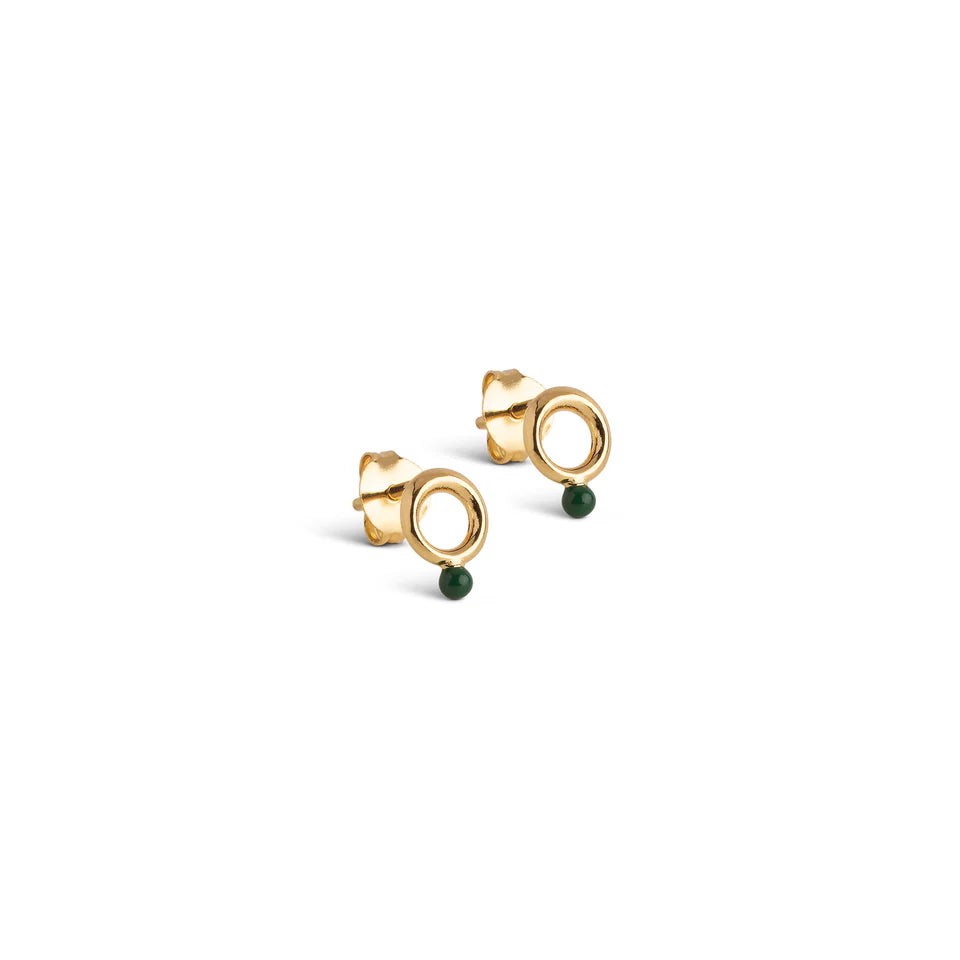 Dotta Petrol Green Studs