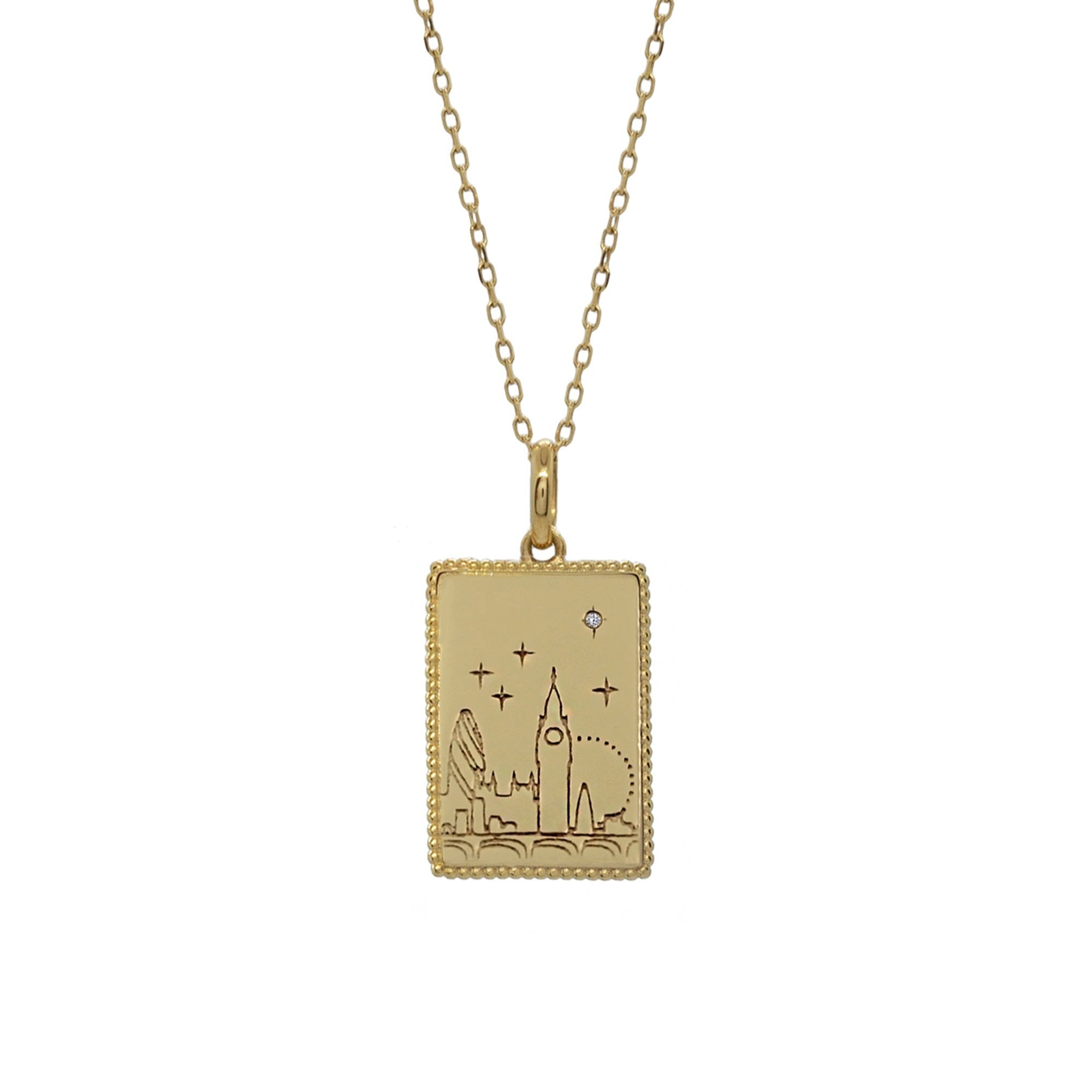 From London With Love Postcard Necklace