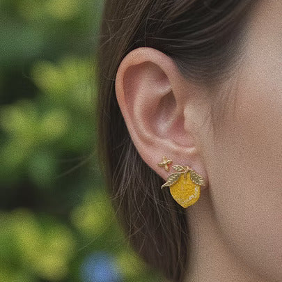 Lemon Stud Earrings