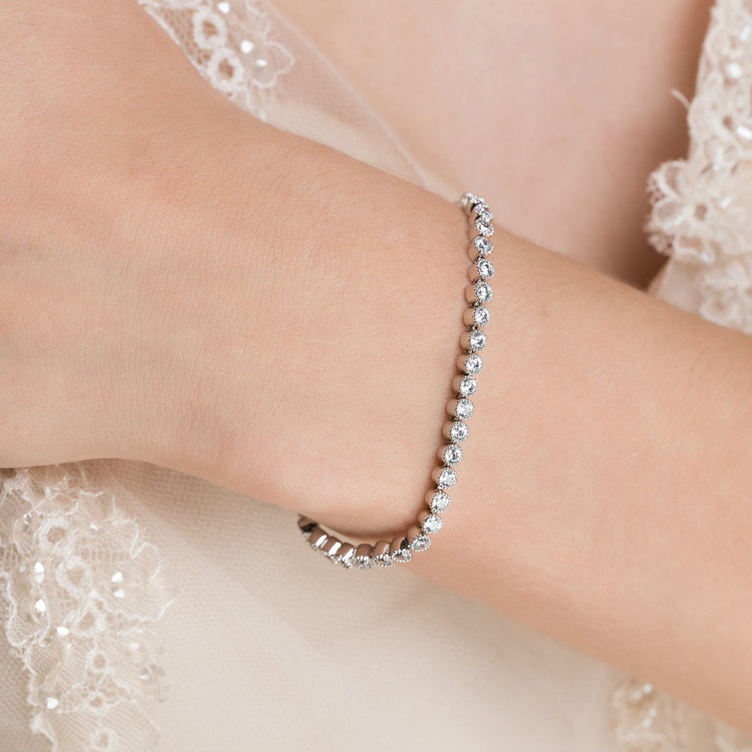 barbara-slim-diamante-tennis-bracelet-wedding-bridal-bride-evening-black-tie-lily-luna-edinburgh