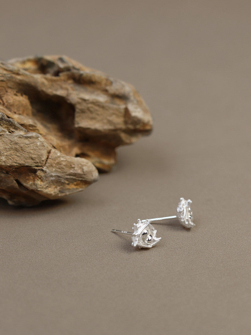bird_nest_sterling_silver_stud_earrings_botanic_garden