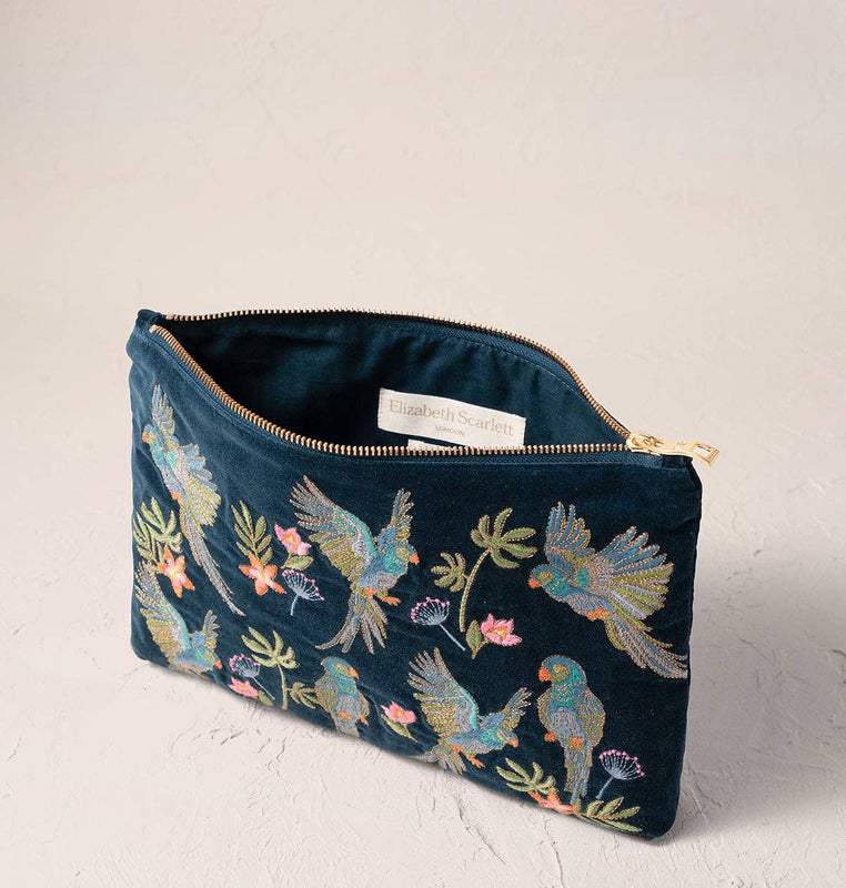 Elizabeth Scarlett Parrots Everyday Pouch