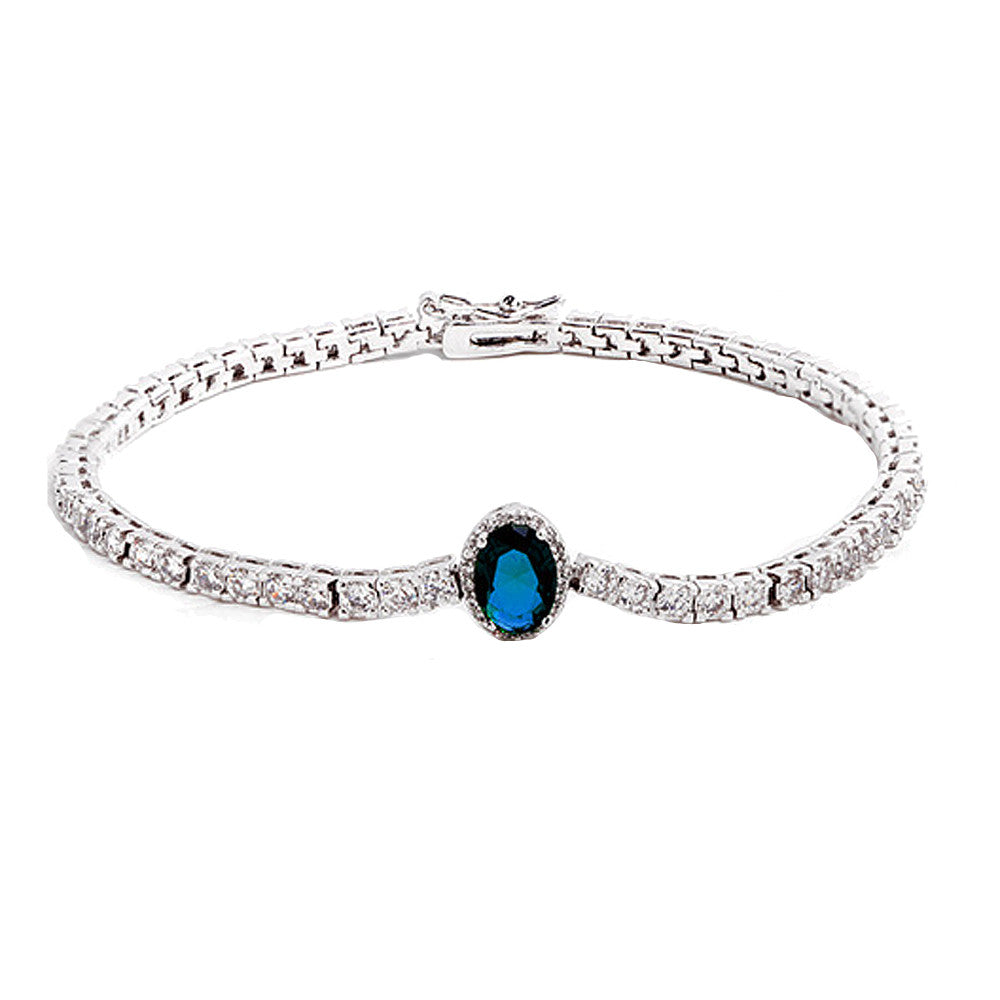 Olive - Something Blue Fine Bracelet