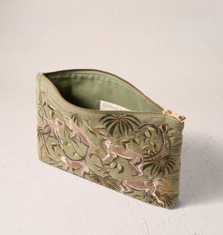 Elizabeth Scarlett Monkeys Everyday Pouch