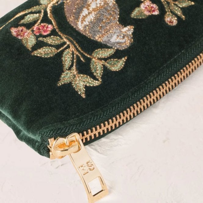 Songbirds Secret Garden Velvet Coin Purse