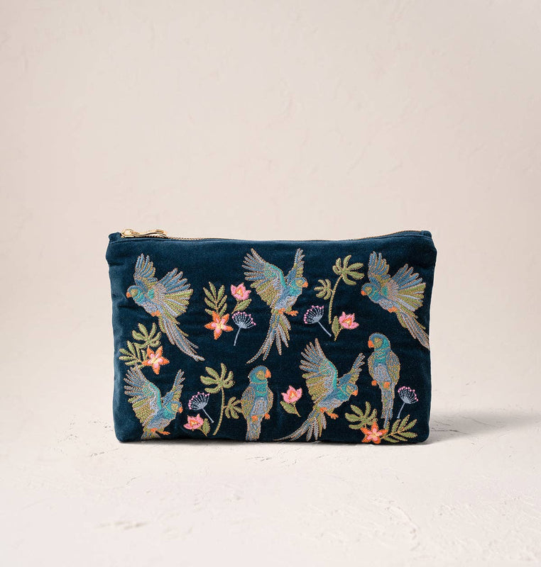 Elizabeth Scarlett Parrots Everyday Pouch