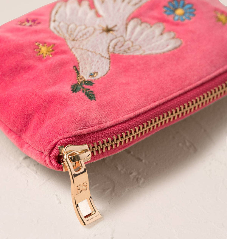 Elizabeth Scarlett Doves of Peace Coin Purse