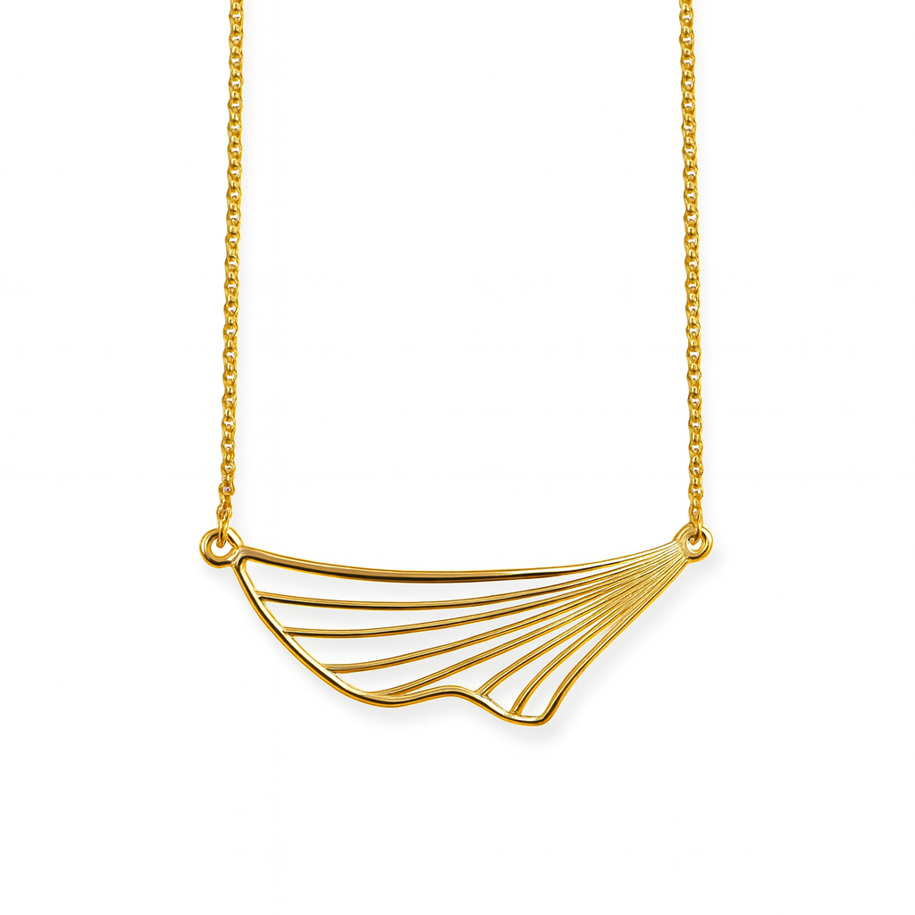 Tidal Fish Fin Necklace