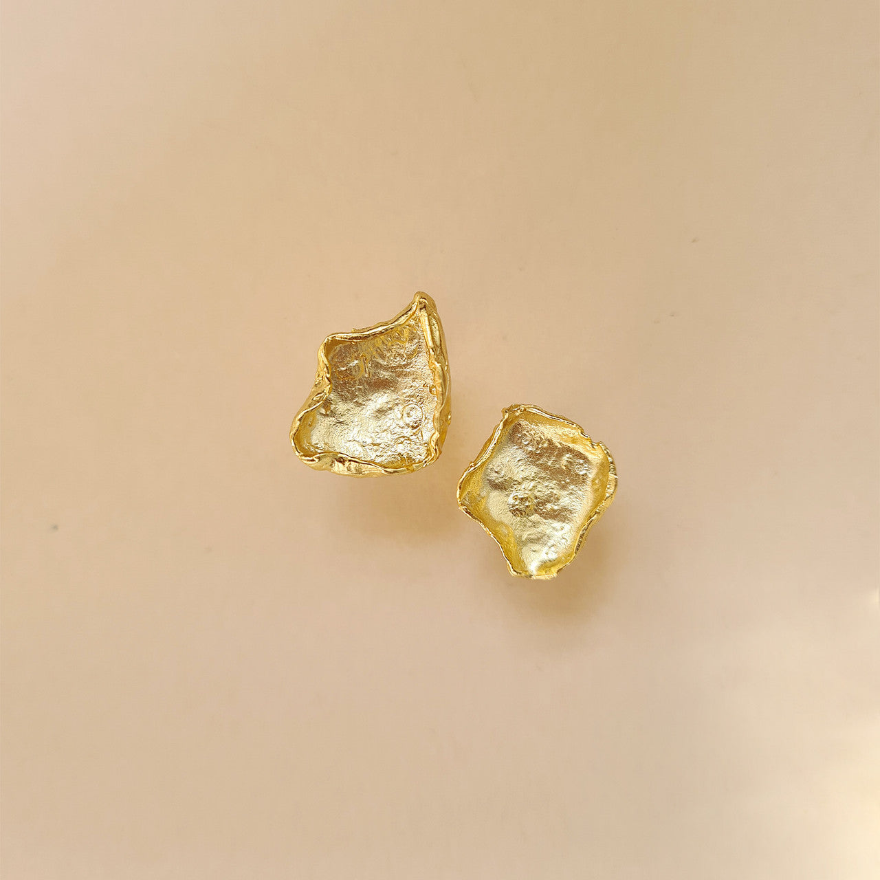 janus_edinburgh_gold_vermeil_sterling_silver_nature_inspired_fragment_organic_stud_earrings