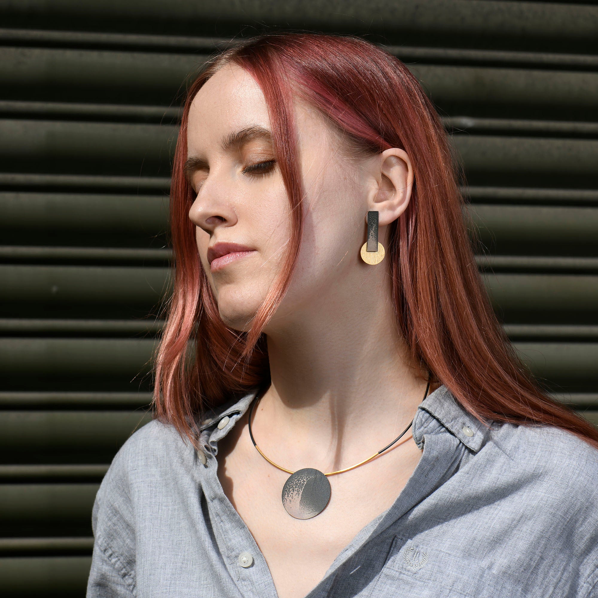 Organic Oxidised Silver and Gold Set