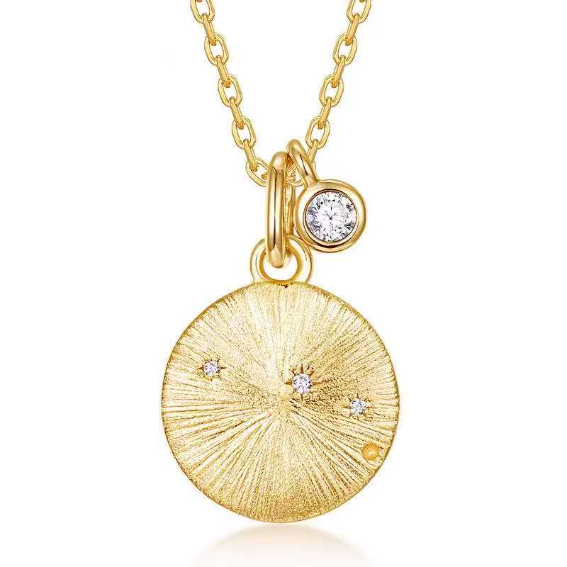 Zodiac Constellation Birthstone Necklace