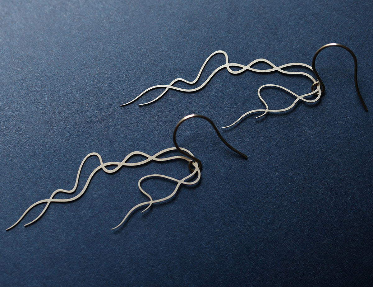Moorigin Usneoides Drop Earrings Gold