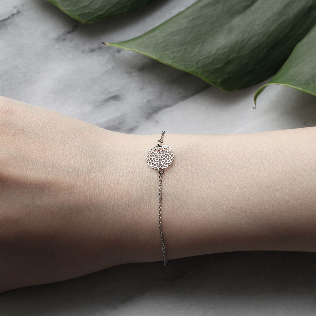 Dahlia Bracelet - Silver