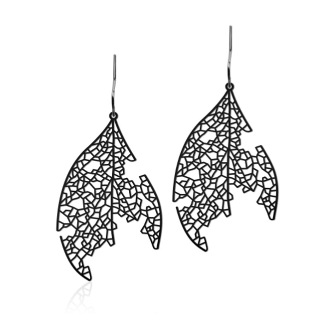 Moorigin White Ash Earrings Black