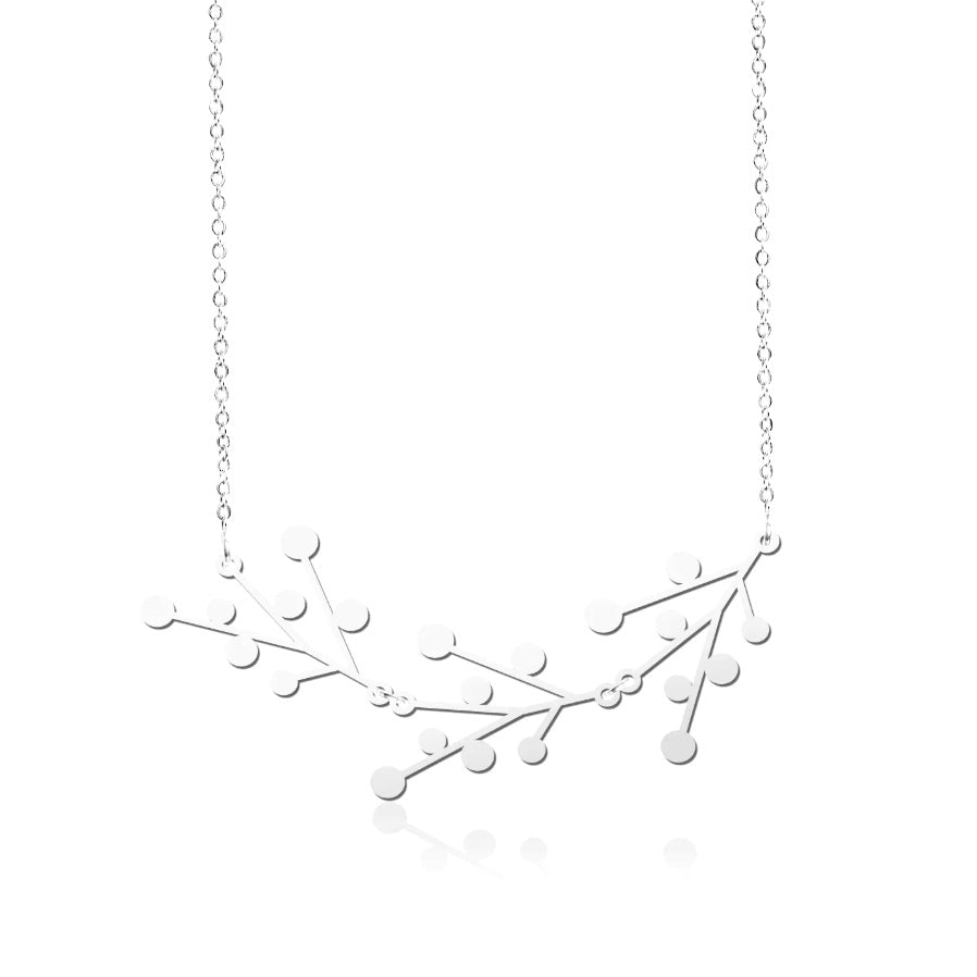 Snow Days Necklace - Silver