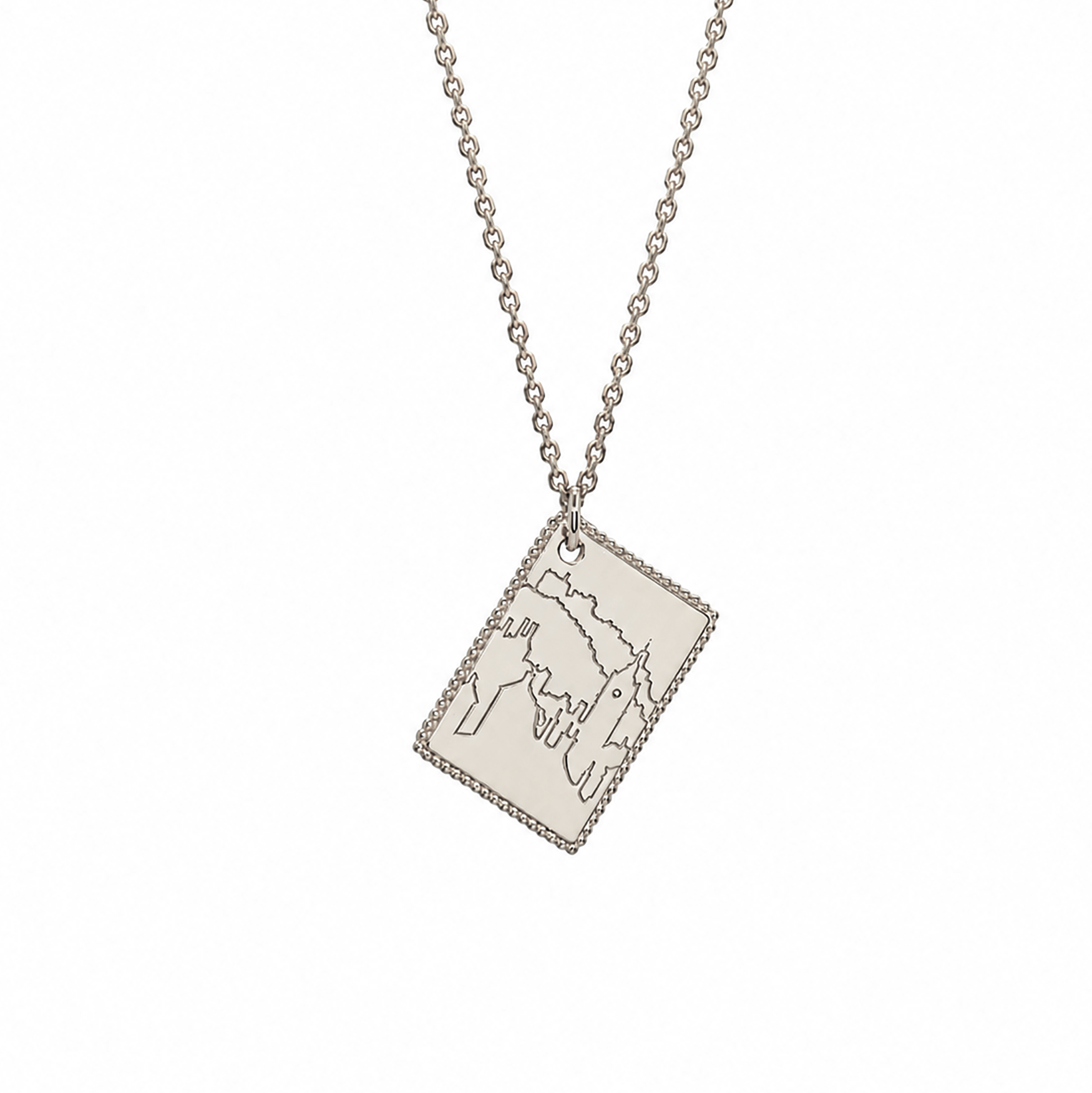 From Edinburgh With Love Postcard Necklace