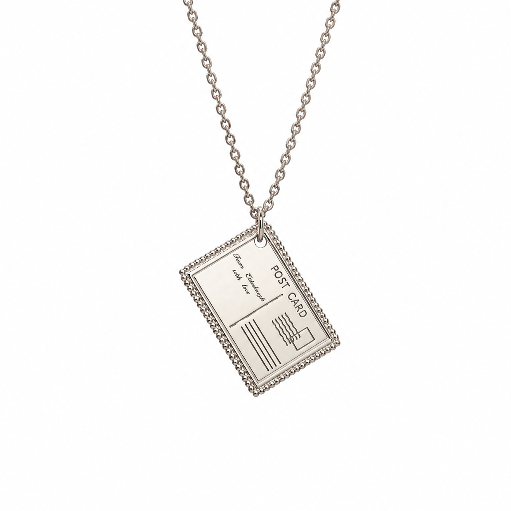 From Edinburgh With Love Postcard Necklace